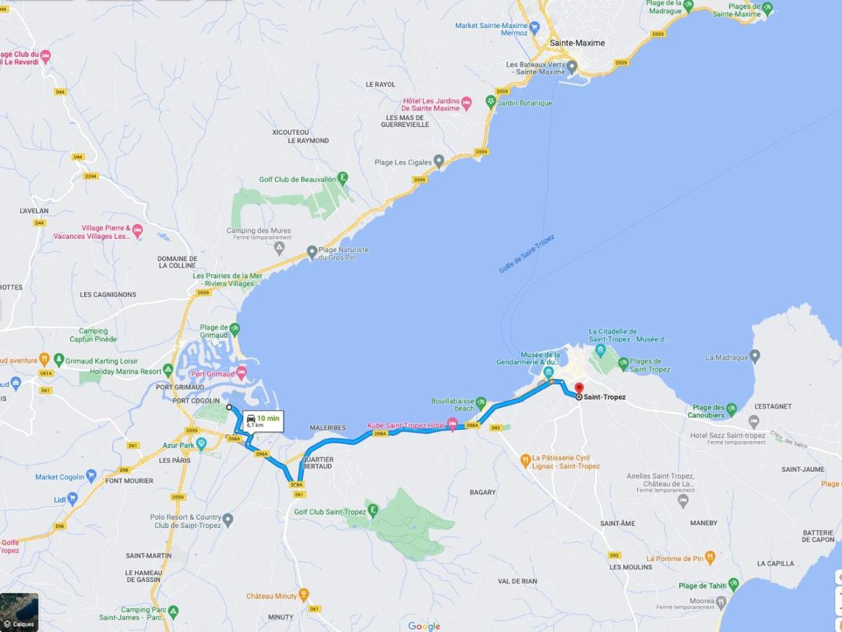 Apartament Marina Bella Cogolin Zewnętrze zdjęcie